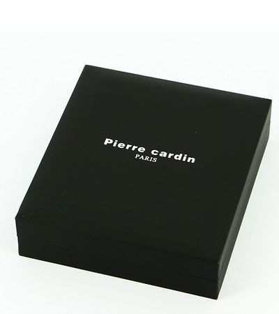 Зажигалка "Pierre Cardin" газовая пьезо, сплав цинка, черный лак,цвет золотой, 1,7х1,7х7,5 см