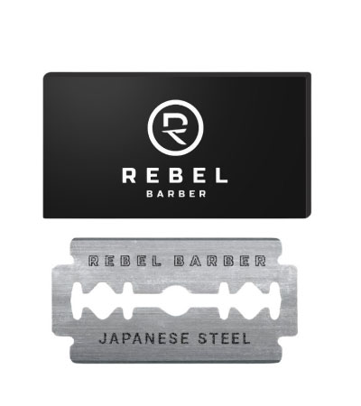 Классические двусторонние лезвия REBEL BARBER Double Edge Blades, 10 шт