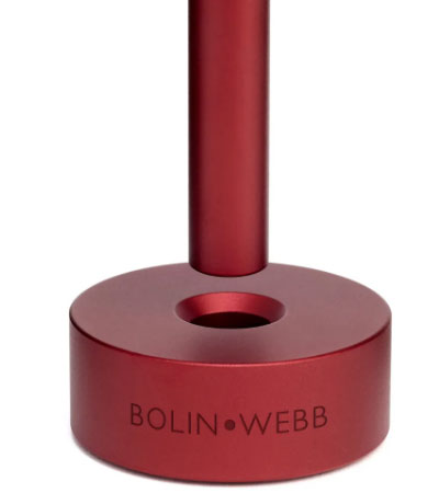 Набор Bolin Webb Generation, бритва матовая красная, подставка матовая красная