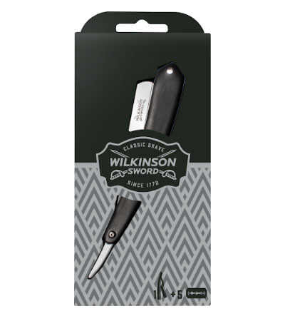 Шаветт для бритья WILKINSON SWORD PREMIUM COLLECTION ОПАСНАЯ БРИТВА + 5 ЛЕЗВИЙ