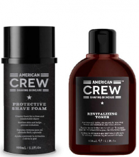 Набор для бритья состоящий из пены и тоника после бритья American Crew Gift 