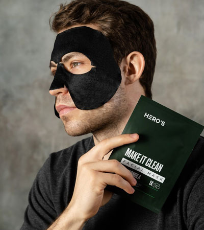 Тканевая маска для проблемной кожи Hero'S Make It Clean Facial Mask - 20 г