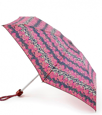 Суперкомпактный нарядный женский зонт «Маргаритки», механика, Tiny, Fulton L501-3022