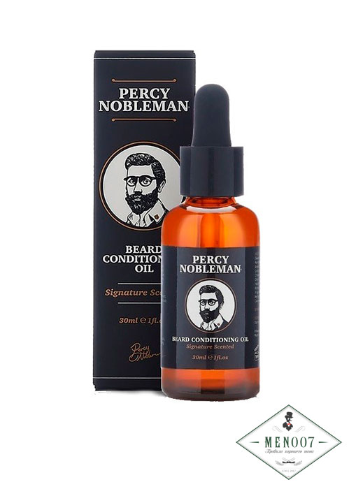 Парфюмированное масло для бороды Percy Nobleman Signature Beard Oil Scented - 30 мл