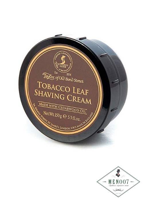 Мыло-крем для бритья Taylor of Old Bond Street "Табак" Tobacco Leaf -150гр.