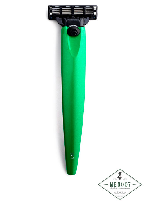 Бритва Bolin Webb R1, зеленый металлик, Gillette Mach3