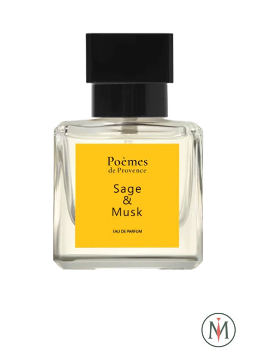 Парфюмерная вода POEMES DE PROVENCE SAGE & MUSK – ШАЛФЕЙ И МУСКУС -50мл.