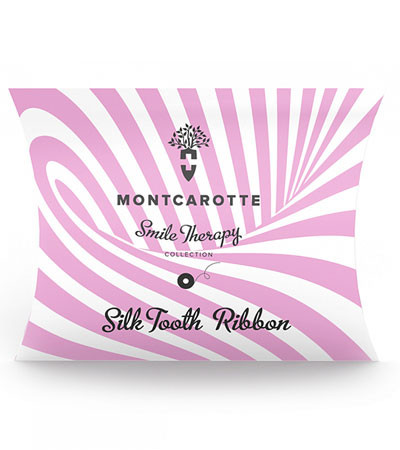 Шелковая лента для зубов Monrcarrote "Розовая" Fuchsia Silk Tooth Ribbon