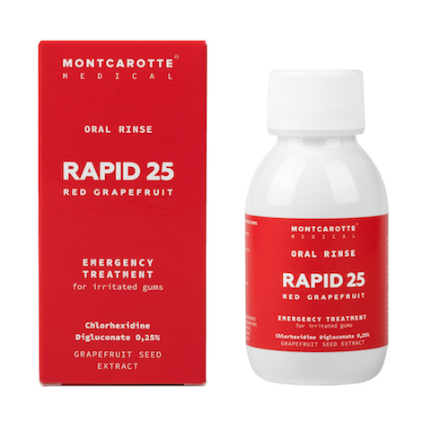 Ополаскиватель для полости рта RAPID 25 Monrcarrote 0,25% CHLX -100мл.