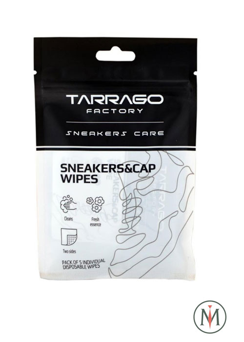 Салфетки SNEAKERS & CAP WIPES, для чистки кроссовок, Tarrago 5шт.
