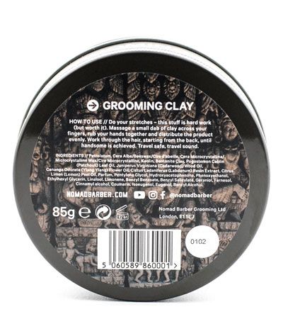 Глина для укладки Nomad Barber Terai Clay - 85 гр