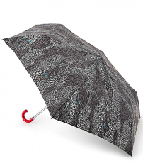 Легкий изящный зонт «Змеиная кожа», механика, Lulu Guinness, Superslim, Fulton L718-3147