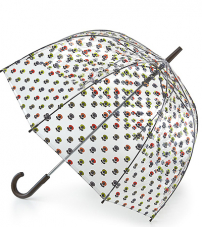 Прозрачный зонт-трость «Цветы», механика, Orla Kiely, Birdcage, Fulton L746-3201