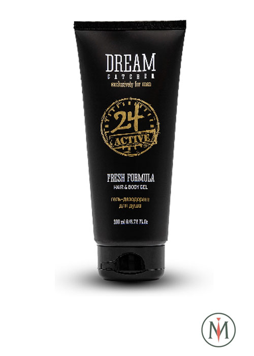 Дезодорант и гель для душа Dream Catcher Fresh formula 24 active Hair & body 300мл.