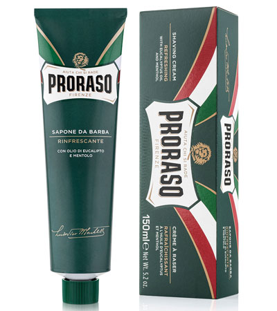 Крем для бритья Proraso освежающий с маслом эвкалипта и ментолом -150мл.
