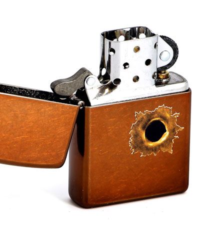 Зажигалка ZIPPO Bullet с покрытием Toffee™, латунь/сталь, светло-коричневая, матовая, 36x12x56 мм