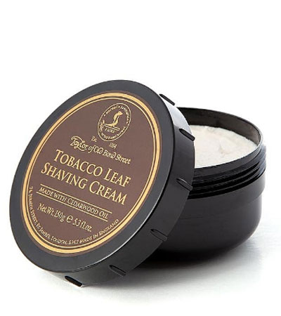 Мыло-крем для бритья Taylor of Old Bond Street "Табак" Tobacco Leaf -150гр.