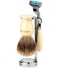 Набор для бритья, цвет слоновой кости Mach3 Edwin Jagger S81M717CR