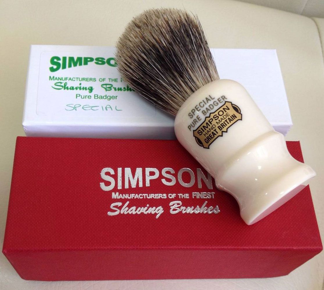 Помазок для бритья Simpson Special S1 Pure Badger