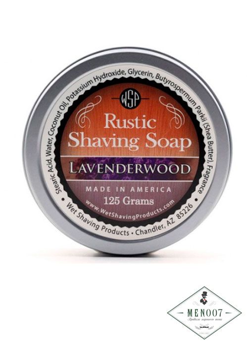 Мыло для бритья Wsp Rustic Shaving Soap Lavender Wood -125гр.