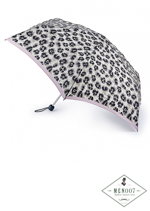 Зонт женский механика Fulton L902-4035 LeopardBorder (Леопард)