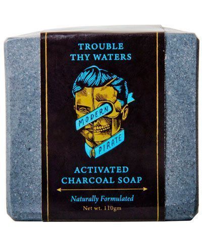 Мыло для лица и тела с древесным углем Modern Pirate Activated Charcoal Soap - 110 гр