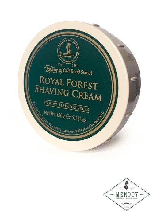 Мыло-крем для бритья Taylor of Old Bond Street Royal Forest Shaving Cream-150мл.