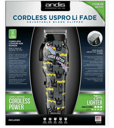 Машинка для стрижки Andis Cordless USPro Li Fade Nation