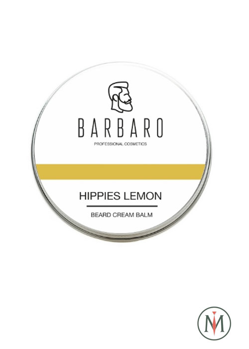 Крем - бальзам для бороды Хиппи - Лимон Barbaro Beard Balm Hippies Lemon - 50 гр