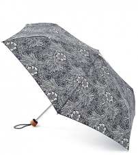 Зонт с дизайнерским принтом «Цветы», механика, Morris Co, Superslim, Fulton L714-2797