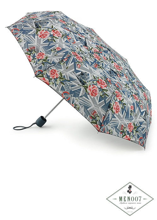 Зонт с большим куполом «Флаг», механика, Stowaway Deluxe, Fulton L450-2432