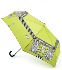 Легкий изящный зонт «Кондитерская», механика, Lulu Guinness, Superslim, Fulton L718-2788
