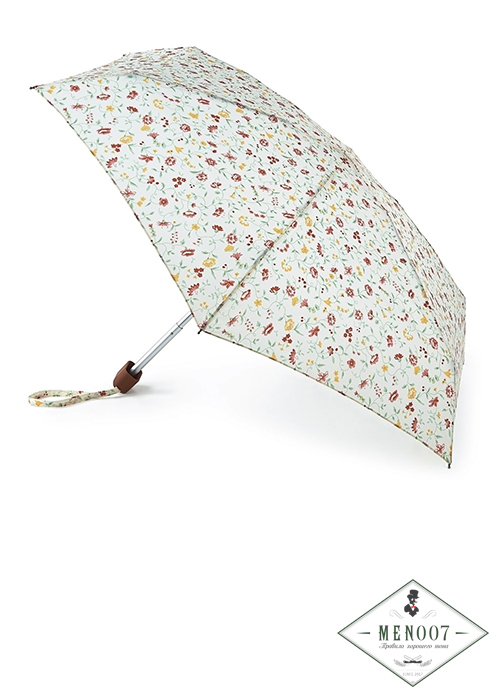 Суперлегкий женский зонт «Цветы», механика, Tiny, Fulton L501-2749