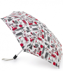 Суперкомпактный «зонт в карман» «Лондон», механика, Lulu Guinness, Tiny, Fulton L717-2551