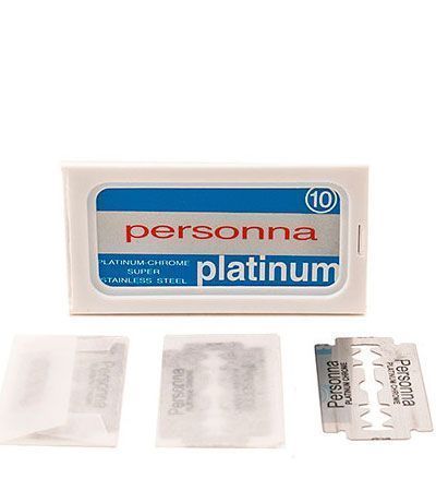 Лезвия для безопасной бритвы Personna Platinum (10 лезвий)