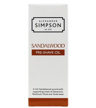Масло для бритья Simpson Sandalwood -50 мл