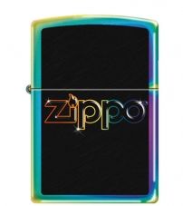 Зажигалка ZIPPO Classic с покрытием Spectrum™, латунь/сталь, разноцветная, глянцевая с фирменным логотипом в центре корпуса, 36x12x56 мм