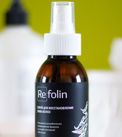 Спрей для восстановления и лечения волос с пептидами Repeptide Refolin - 100 мл