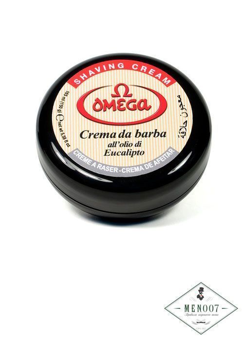 Мыло-крем для бритья Omega в баночке -150мл.
