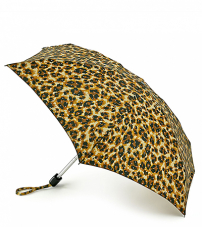 Зонт женский механика Fulton L501-4023 BlingLeopard (Леопард с блестками)