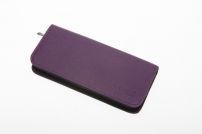 Чехол для 2-х ножниц DEWAL, полимерный материал, фиолетовый с черным, 22х10х3 см