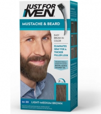 Гель-краска для бороды и усов Just For Men Moustache & Beard M-30(Средне-коричневый)