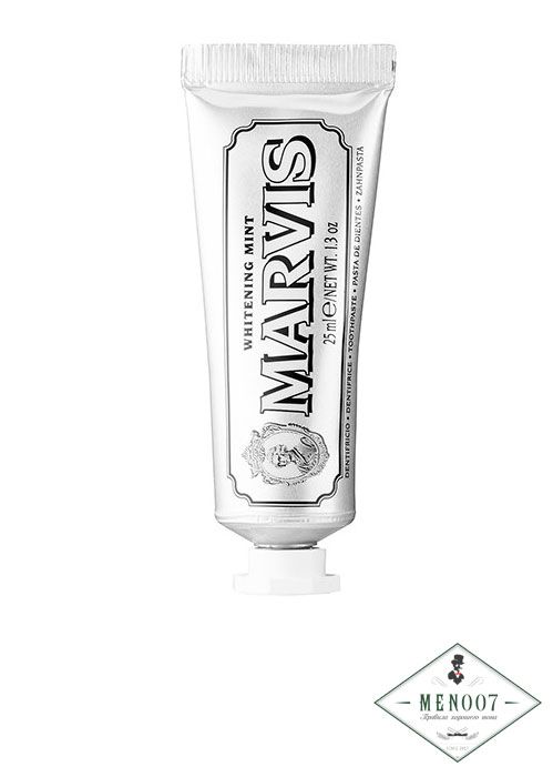 Зубная паста Marvis (Отбеливающая мята )Whitening Mint Travel Size- 25мл.