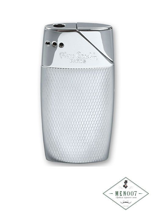 Зажигалка "Pierre Cardin" газовая пьезо, сплав цинка, покрытие хромированное с гравировкой, 3,2х1х6,3 см