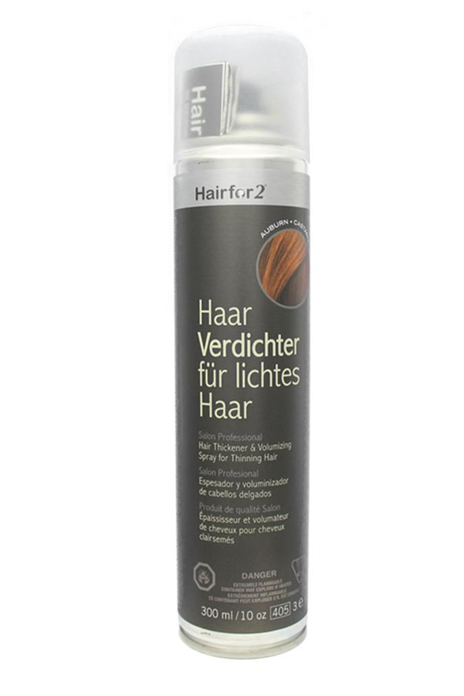 Спрей загуститель для волос Hairfor2 – рыжий, 300 мл 12