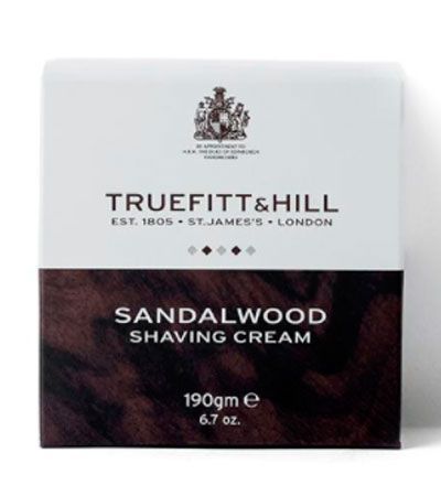 Крем для бритья в банке Truefitt & Hill Sandalwood -190г.
