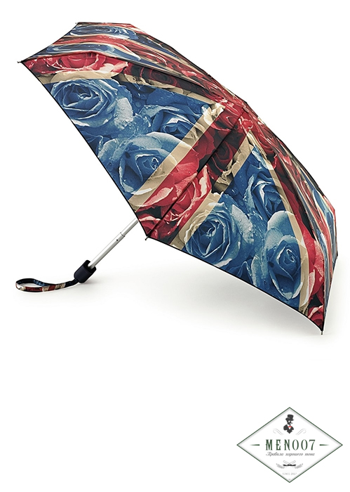 Суперкомпактный женский зонт «Флаг», механика, Tiny, Fulton L501-2431