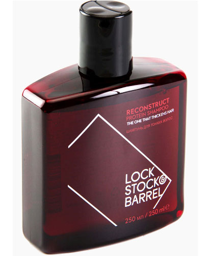 Шампунь для тонких волос укрепляющий с протеином Lock Stock & Barrel Reconstruct Protein Shampoo-250 мл.