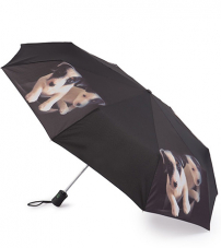 Зонт с фотопринтом щенят «Джек рассел», автомат, OpenClose-4, Fulton R346-3361