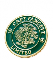 Значок из никеля Captain Fawcett Stove Enamel Badge